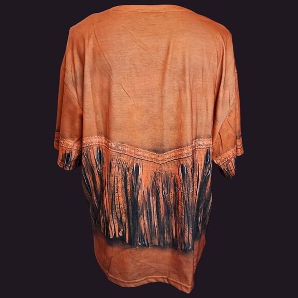 53. Western Design V Neck Top - Picture 5 of 7